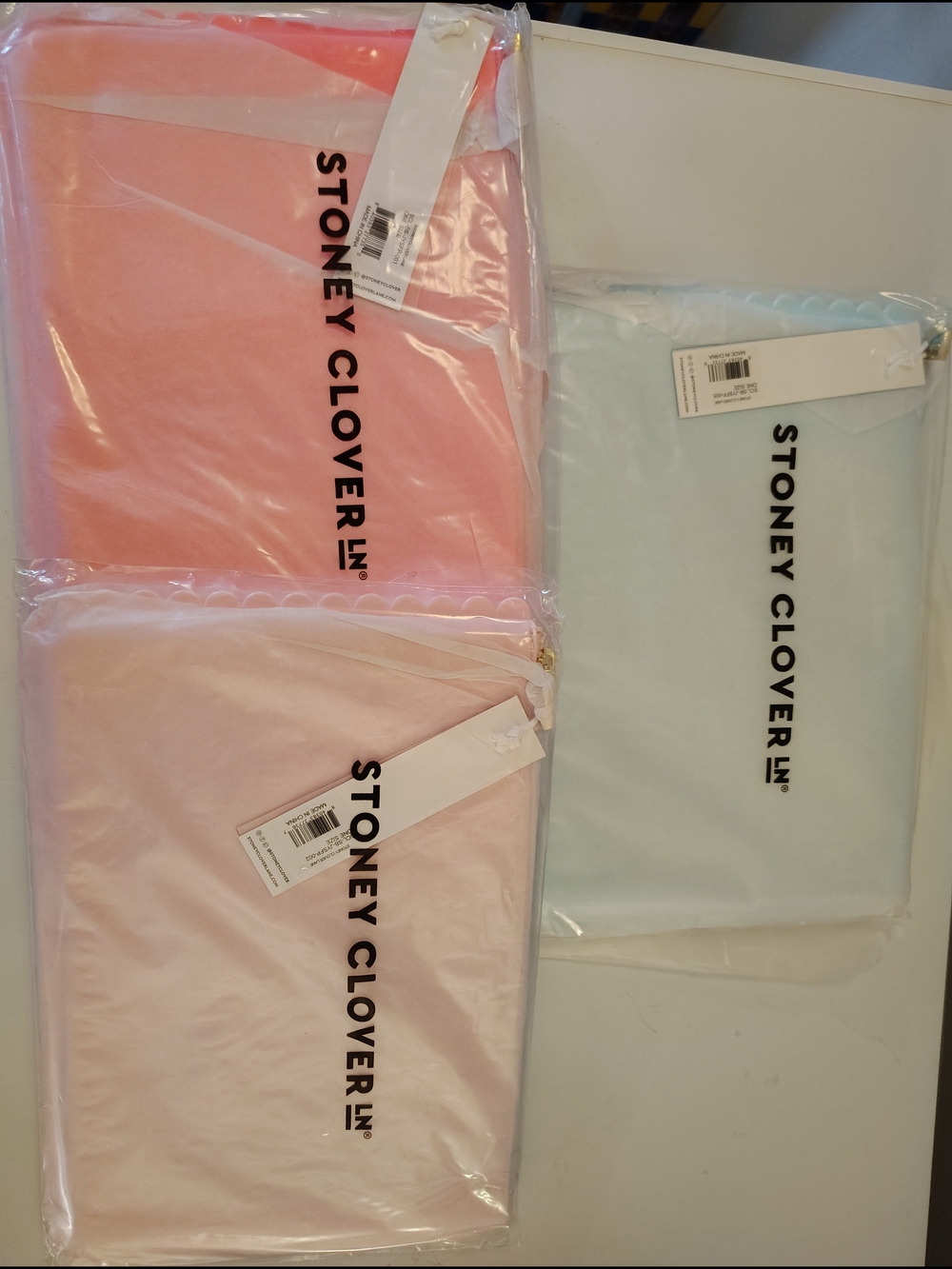 Stoney Clover Lane Jelly Flat- Bubblegum Pink, Sky Blue, And FLAMINGO